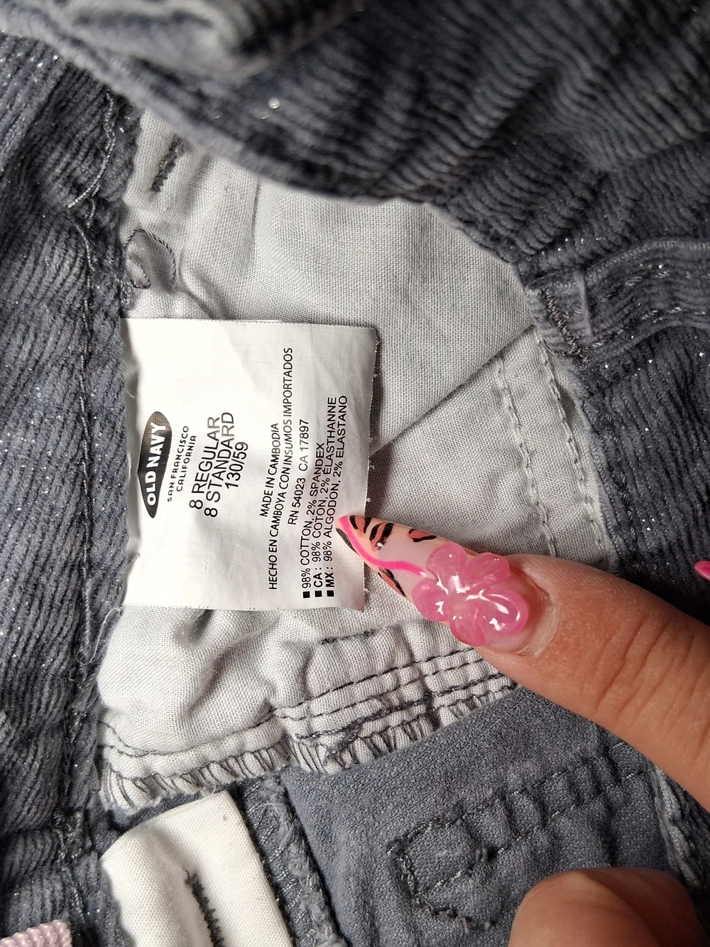 Girls Old Navy Gray Skinny Pants